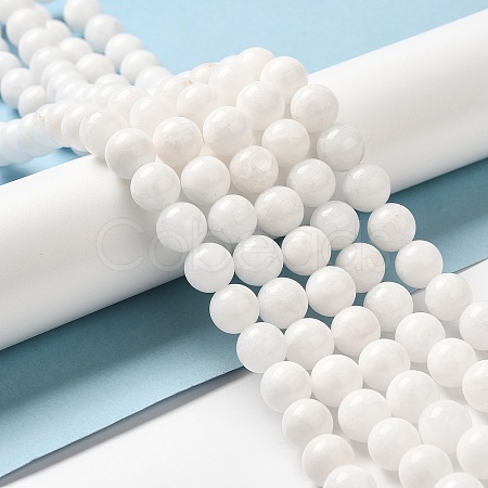 Natural Malaysia Jade Beads Strands G-A146-10mm-B01-1