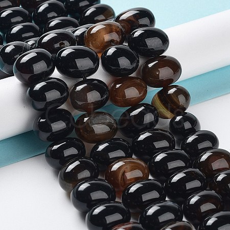 Natural Agate Beads Strands G-G021-03A-11-1