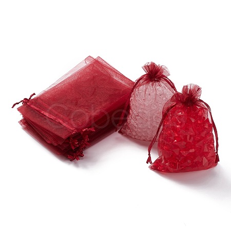 Organza Gift Bags with Drawstring OP-R016-10x15cm-03-1