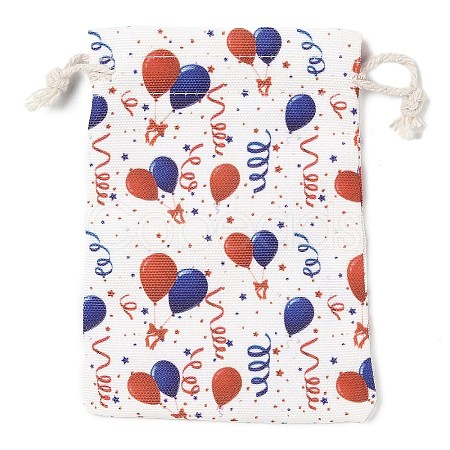Christmas Theme Cloth Printed Storage Bags ABAG-F010-02A-06-1