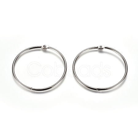 Iron Loose Leaf Book Binder Hinged Rings X-IFIN-L034-01D-P-1