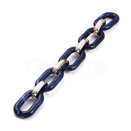 Handmade Acrylic Cable Chains AJEW-JB00634-05-1