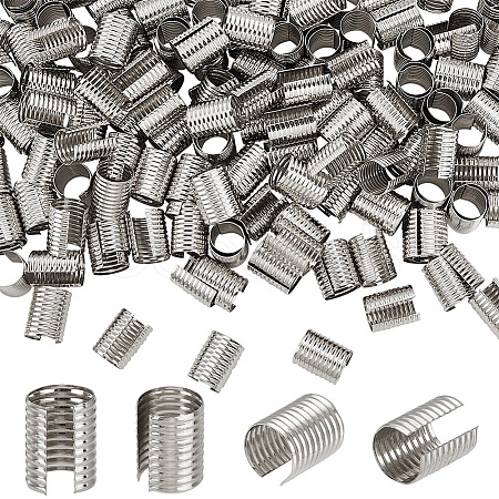 200Pcs Iron Folding Crimp Ends IFIN-GA0001-50C-1