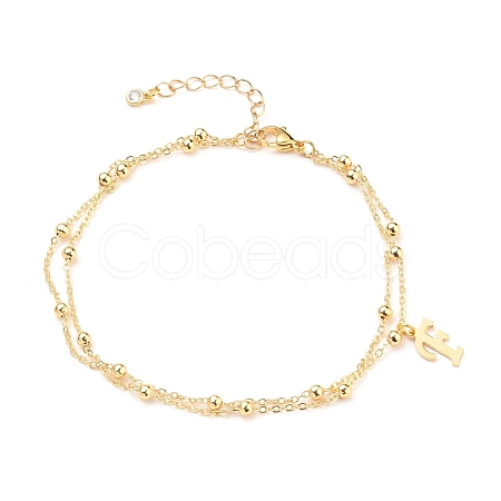 Double Layer Anklets AJEW-AN00309-05-1