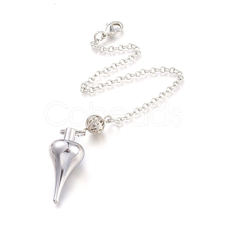 Brass Pointed Dowsing Pendulums KK-K239-03P-1