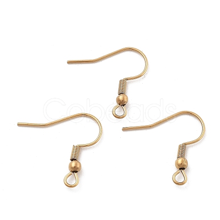 316 Surgical Stainless Steel Earring Hooks STAS-M288-06G-B-1
