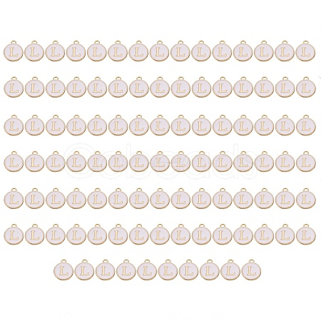 Golden Plated Enamel Alloy Charms ENAM-SZ0001-26A-L-1