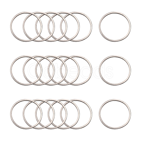 Non-Tarnish 304 Stainless Steel Linking Ring X-STAS-S079-12C-A-1