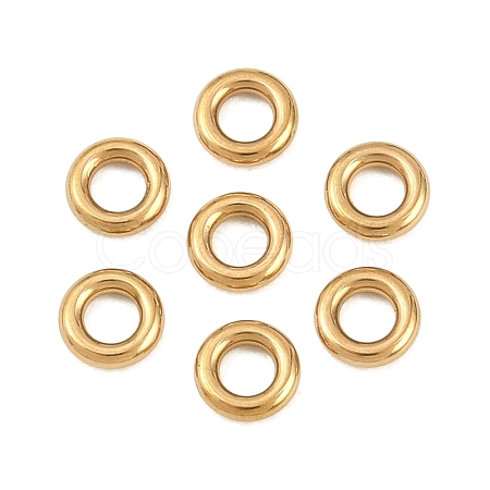 Ion Plating(IP) 304 Stainless Steel Closed Jump Rings STAS-G393-06G-04-1