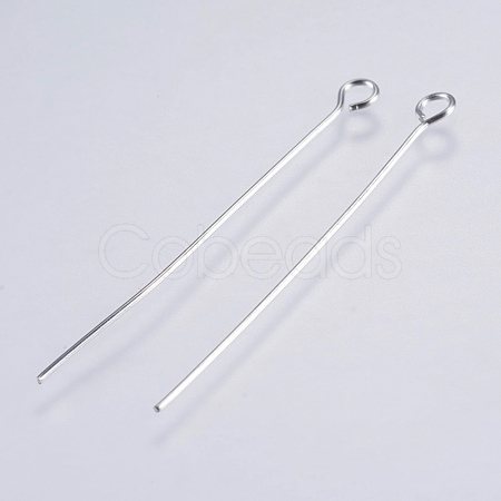 Tarnish Resistant 304 Stainless Steel Eye Pins STAS-F146-03P-40mm-1