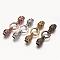 Alloy Spring Gate Rings, O Rings, with Cord Ends, Elephant, Mixed Color, 6 Gauge, 76mm, Hole: 8mm