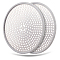 304 Stainless Steel Drain Hair Catchers, Sturdy Shower Drain Cover, for Bathroom, Bathtub, Handbasin and Kitchen, Flat Round, Stainless Steel Color, 120x3.5mm, Hole: 3mm & 10x4.5mm