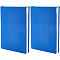 CRASPIRE 3Pcs Elastic Fabric Book Covers, Rectangle, Blue, 235x365x3mm, Inner Diameter: 142x40mm