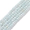 Natural Amazonite Bead Strands, Faceted Round, 2mm, Hole: 0.8mm, about 190pcs/strand, 16 inch