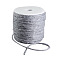 Colored Jute Cord, Jute String, Jute Twine, 3-Ply, for Jewelry Making, Light Grey, 2mm, about 109.36 yards(100m)/roll