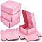 Paper Box, Takeout Containers, Gift Packing Boxes, Rectangle, Pearl Pink, 15x15x5cm