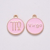 Alloy Enamel Pendants X-ENAM-S124-01B-09B-1
