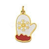 Christmas Theme Ion Plating(IP) 304 Stainless Steel Pendants STAS-O005-01G-G-1