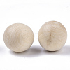 Unfinished Wood Beads X-WOOD-T014-25mm-2