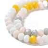 Glass Beads Strands EGLA-A034-M8mm-39-3
