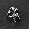 Titanium Steel Gothic Mask Finger Ring for Men Women RJEW-WH0001-12A-3