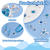 10Pcs 5 Styles Zinc Alloy Enamel Pendants FIND-PH0022-12-4