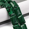 Synthetic Malachite Beads Strands G-T047-B13-01-2