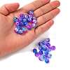 50G Transparent Crackle Acrylic Beads CACR-YW0001-01D-5