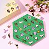 150Pcs 15 Style Alloy Enamel Pendants ENAM-SZ0002-03-3