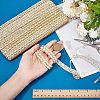 11M Polyester Curtain Lace Trimmer Ribbon OCOR-WH0082-33B-3