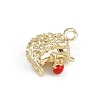 Alloy Enamel Charms FIND-I052-03G-01-2