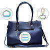 15Pcs 3 Style Rainbow Color Zinc Alloy Swivel Clasps FIND-GF0003-40-6