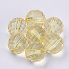 Transparent Acrylic Beads TACR-Q254-10mm-V-2