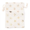 Christmas Theme Cotton Fabric Cloth Bag ABAG-H104-B01-3
