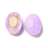 Mocha Fluorescent Style Glass Rhinestone Cabochons GGLA-M005-01B-371MK-2