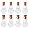 10Pcs Clear Glass Wishing Bottles AJEW-TA0002-85A-3