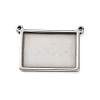 304 Stainless Steel Connector Cabochon Settings STAS-Z201-04P-02-1