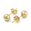 Brass Ear Studs EJEW-P261-01B-G-2