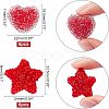 12Pcs 2 Style Resin Beads for Valentine's Day RESI-FH0001-26-4