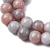 Ombre Effect Dyed Glass Beads Strands GLAA-T031-01O-14-4