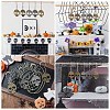 CHGCRAFT 4 Sets Skull Shower Curtain Hooks DIY-CA0005-39-5