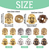 Tibetan Style Alloy Beads TIBEB-CD0001-03-4