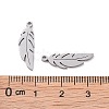 Tarnish Resistant 201 Stainless Steel Pendants STAS-S105-T575D-1-4
