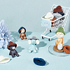 24Pcs 8 Colors Handmade Wool Woven Hat Decoration AJEW-FG0003-34A-4