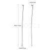 Tarnish Resistant 304 Stainless Steel Flat Head Pins STAS-E023-0.6x30mm-5