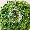 Teardrop Transparent K9 Glass Pendants DJEW-SZ0001-02P-4