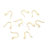 Brass Earring Hooks KK-F824-012G-1