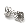 Non-Tarnish 316 Surgical Stainless Steel Bead Caps STAS-Q310-09A-P-2