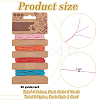 8 Cards 8 Styles Waxed Cotton Cord Set OCOR-PH0006-38-4