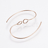 Ion Plating(IP) 304 Stainless Steel Earring Hooks X-STAS-F148-05RG-2